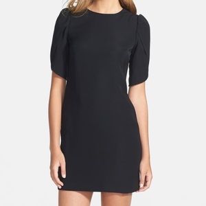Cynthia Steffe Tulip-Sleeve Sunday Dress, Black